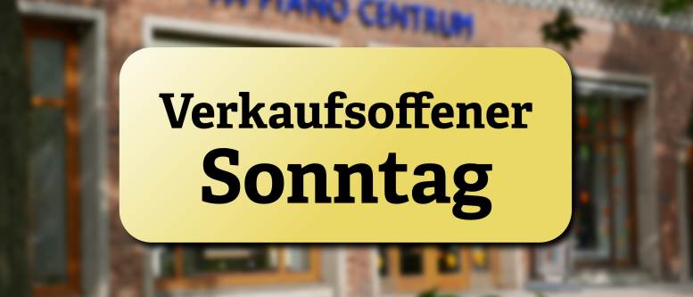 verkaufsoffener Sonntag