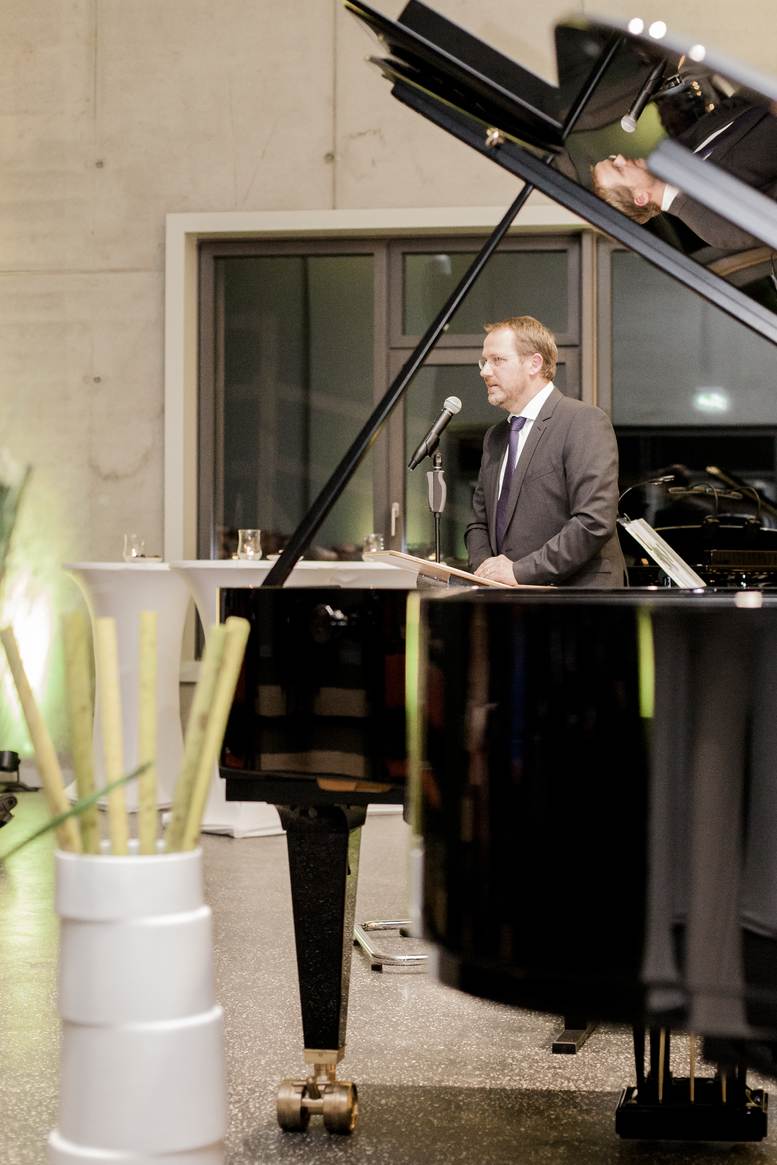 Die Festansprache hielt Klaus Kreutzer, Geschäftsführer des Piano Centrum Rostock