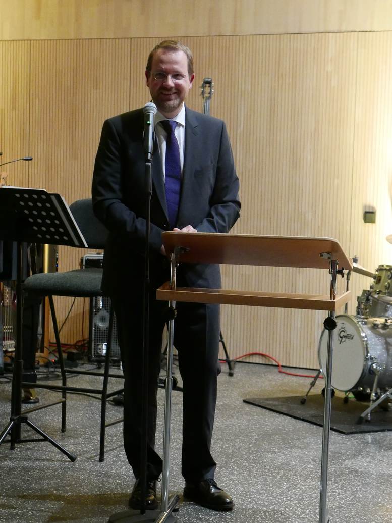 Die Festansprache hielt Klaus Kreutzer, Geschäftsführer des Piano Centrum Rostock